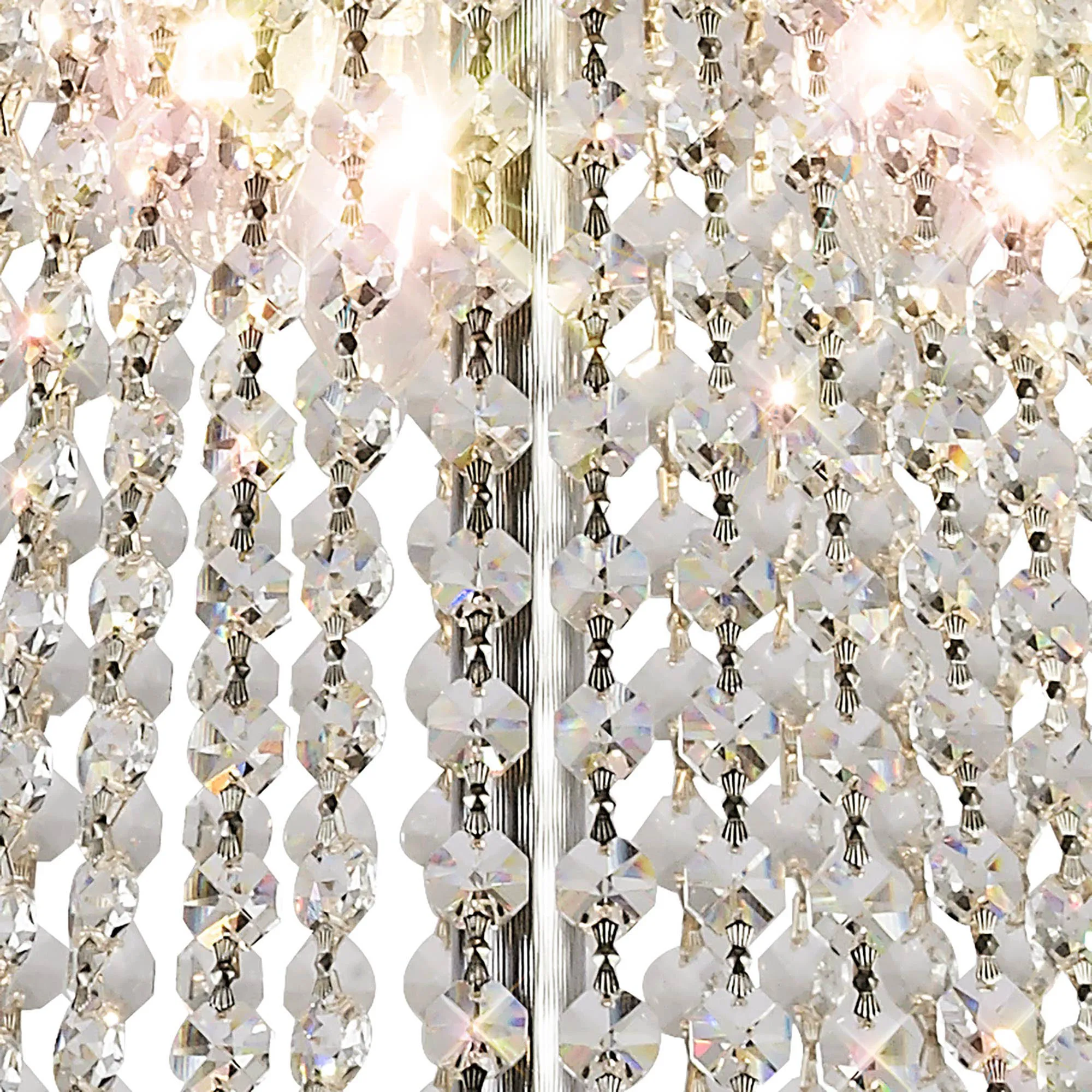 Alexandra Crystal Chandelier 18 Light (27kg) Polished Chrome IL31452  Diyas Alexandra Polished Chrome